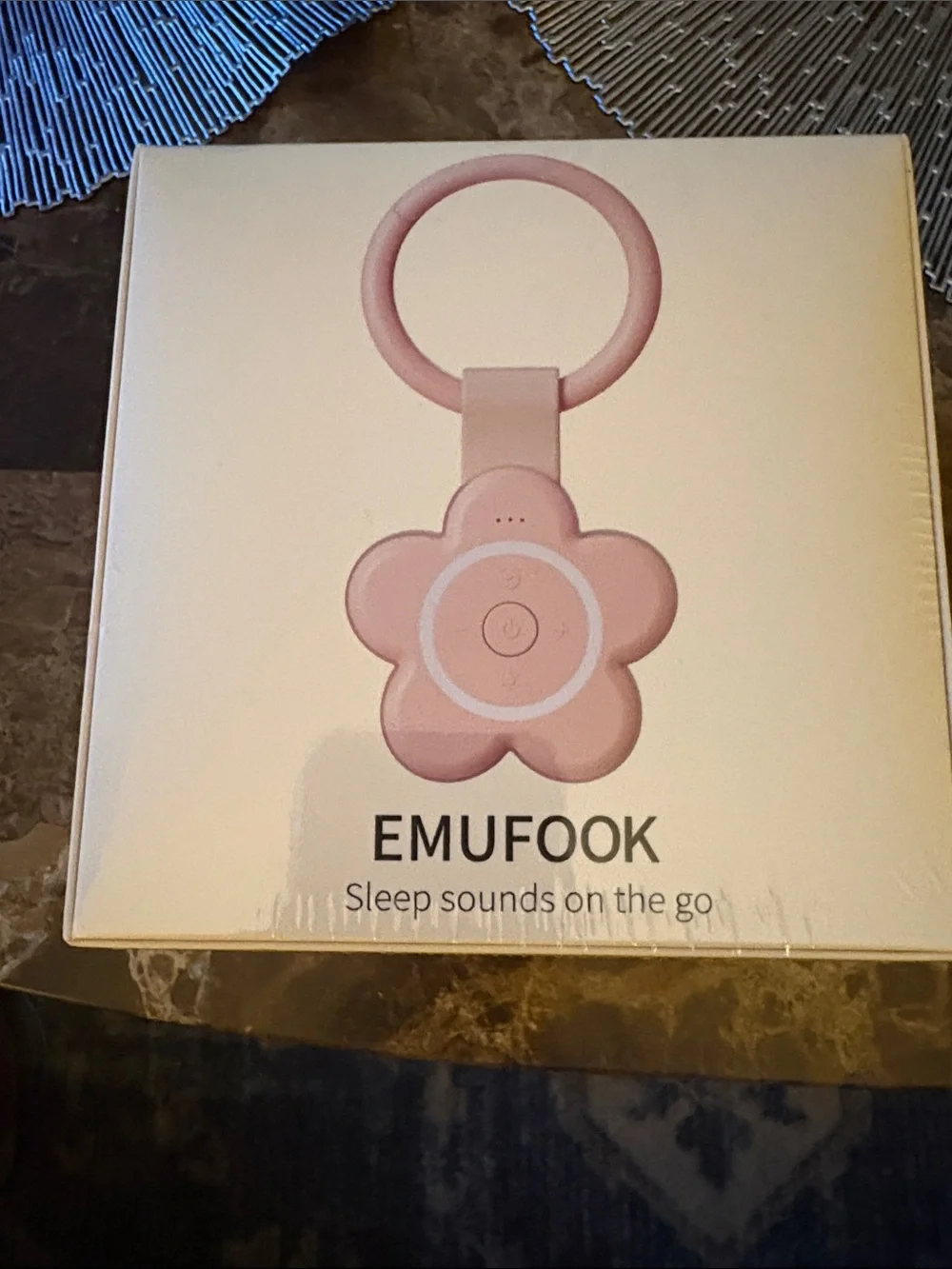 Pink Portable Sleep Sounds Device - Flower Design